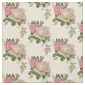Vintage Rose aus Rosa und Creme Stoff (Muster)