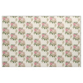 Vintage Rose aus Rosa und Creme Stoff (Fat Quarter (45,7 x 55,9 cm))