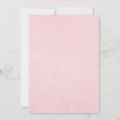 Vintage Rose Baby oder Brautparty per Mail Einladung (Rückseite)