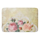 Vintage Rose Badematte (Vorderseite)