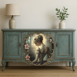 Vintage Rose Ballerina Art Decoupage Seidenpapier