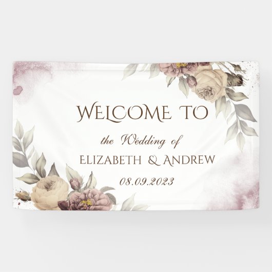 Vintage Rose Banner (Horizontal)