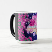 Vintage Rose Beaver Bus Mug Verwandlungstasse (Vorderseite Links)