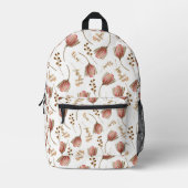 Vintage Rose Bedruckter Rucksack (Vorderseite)