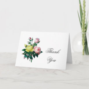 Vintage Rose Blume danke