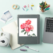 Vintage Rose Blume Sticker (iPad Hülle)