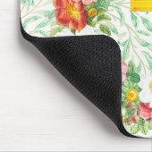 Vintage Rose Blumendraht-Crossmousepad Mousepad (Ecke)