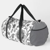 Vintage Rose Blumenmuster Duffle Bag (Rechte Ecke)
