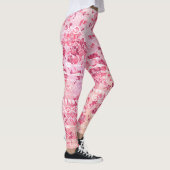 Vintage Rose Blumenmuster Leggings (Rechts)