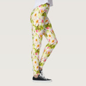 Vintage Rose Blumenmuster Peonies Yoga Leggings (Rechts)