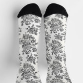 Vintage Rose Blumenmuster Socken (Oben)