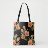 Vintage Rose Botanisch Tasche (Vorderseite)