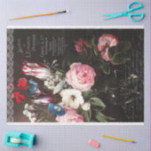 Vintage Rose Bouquet und Tulips Decoupage Seidenpapier (Basteln)