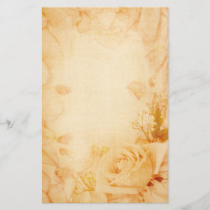 Vintage Rose Briefpapier