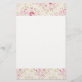 Vintage Rose Briefpapier (Vorderseite)
