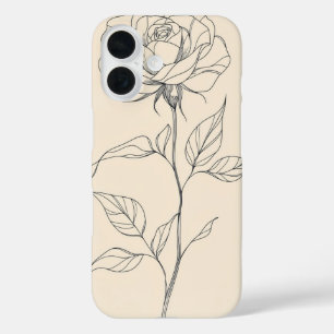 Vintage Rose iPhone 16 Hülle