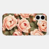 Vintage Rose Case-Mate iPhone Hülle (Rückseite (Horizontal))