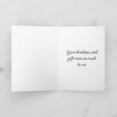 Vintage Rose Dankeschön Karte (Innenseite)