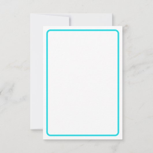 Vintage Rose Dankeschön Karte (Rückseite)