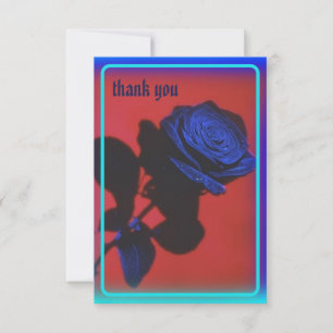 Vintage Rose Dankeschön Karte