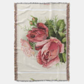 Vintage Rose Decke (Vorderseite Vertikal)