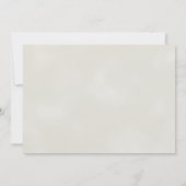 Vintage Rose Einladung (Rückseite)