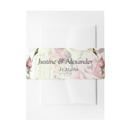 Vintage Rose Einladungsbanderole