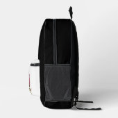 Vintage Rose Elegance Bedruckter Rucksack (Rechts)