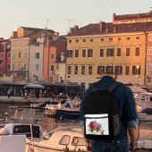 Vintage Rose Elegance  Bedruckter Rucksack