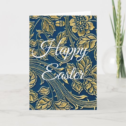 Vintage Rose Elegance Feiertagskarte (Vorderseite)