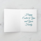 Vintage Rose Elegance Feiertagskarte (Innenseite)