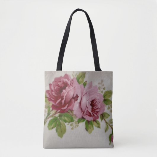 Vintage Rose Elegance  Tasche (Vorderseite)