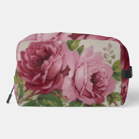 Vintage Rose Elegance  Waschbeutel (Rückseite)