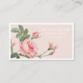 Vintage Rose Elegante Event-Planer Business Card Visitenkarte (Vorderseite)