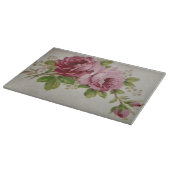 Vintage Rose Eleganz Schneidebrett (Ecke)