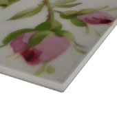 Vintage Rose Eleganz Schneidebrett (Ecke)