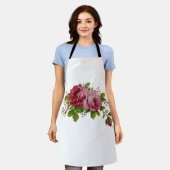 Vintage Rose Eleganz  Schürze (Getragen)