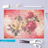 Vintage Rose Ephemere Dekoupage Tissue Paper Seidenpapier (Handwerk)