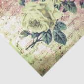 Vintage Rose Ephemere Dekoupage Tissue Paper Seidenpapier (Ausschnitt)
