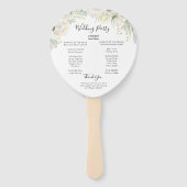 Vintage Rose Fächer (Rückseite)