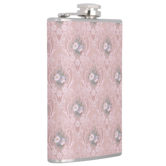 Vintage Rose Flachmann (Rechts)