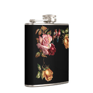Vintage Rose Flachmann