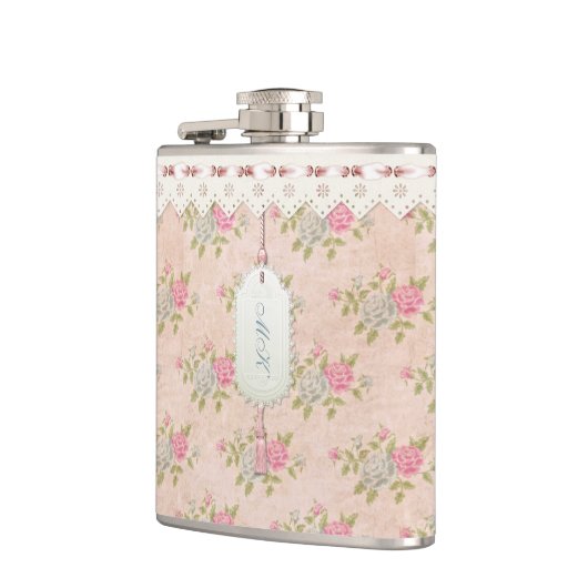 Vintage Rose Flachmann (Links)