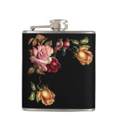 Vintage Rose Flachmann (Vorderseite)