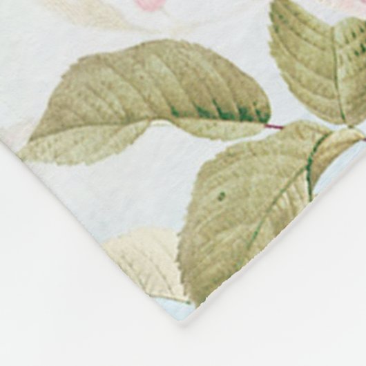 Vintage Rose Fleecedecke (Ecke)