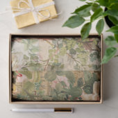 Vintage Rose Floral Ephemera Französisch Decoupage Seidenpapier (Geschenk)