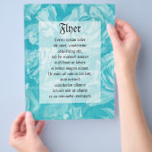 Vintage Rose Flyer (Hand)