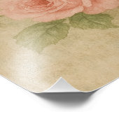 Vintage Rose Fotodruck (Ecke)