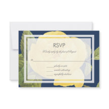 Vintage Rose Garden Rsvp Card