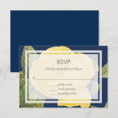 Vintage Rose Garden Rsvp Card Karte (Vorne/Hinten)